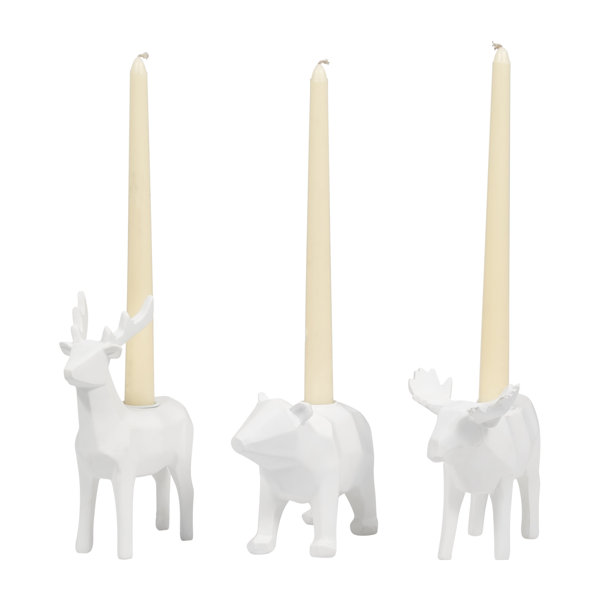 Loon Peak® Fonza Forest Animal Candle Holders Contemporary 7
